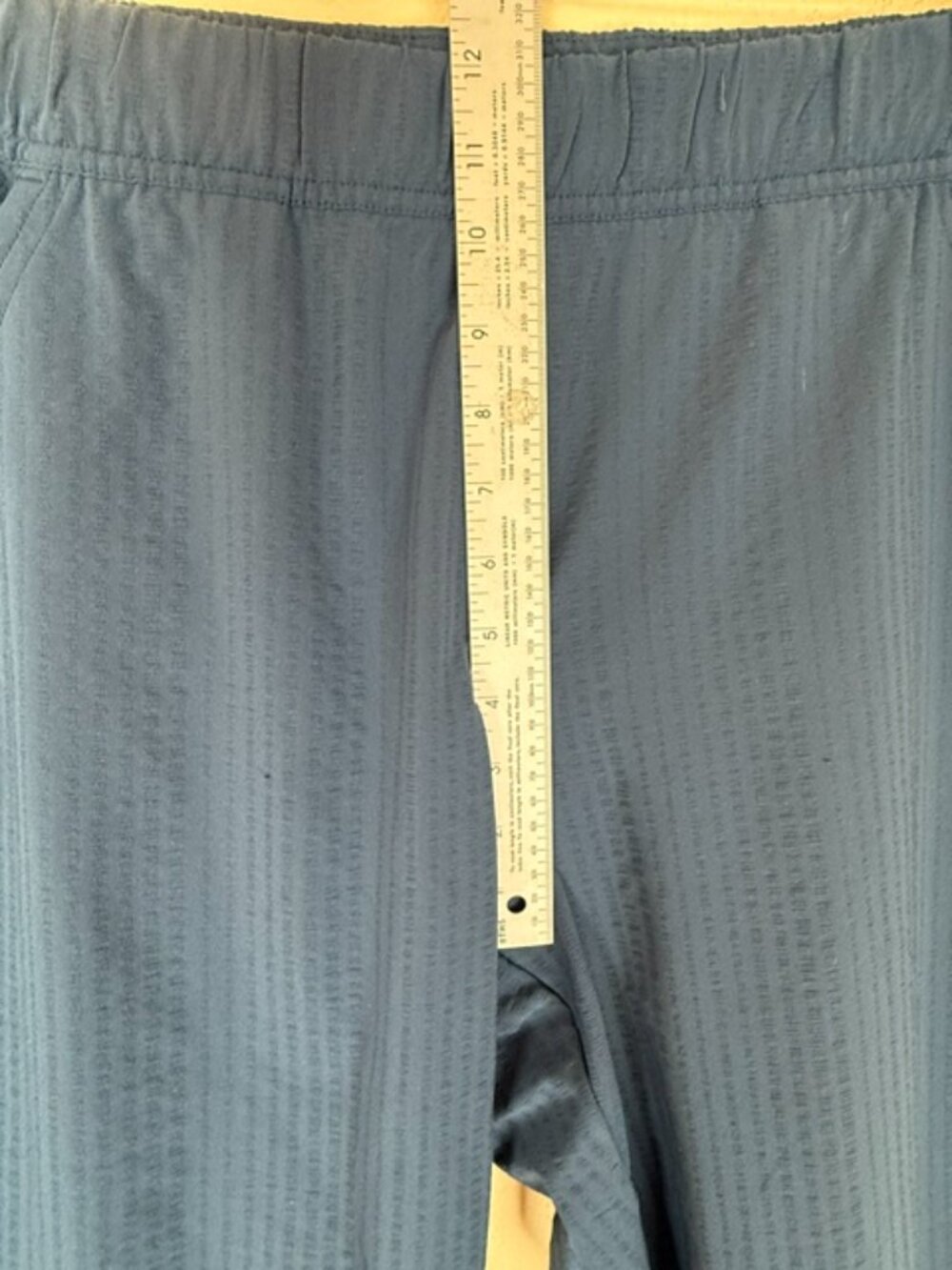 Title Nine Pants Womens L BLue Slaycation 28" Ankle Crop Outdoor Stretch - Picture 9 of 14